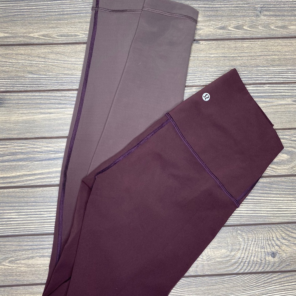 purple ombre lululemon leggings